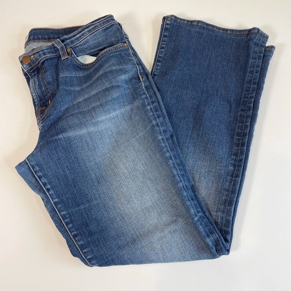 J Brand Bailey Bootcut Jeans Womens Size 32 Blue Mid Rise Stretch Denim Y2K USA